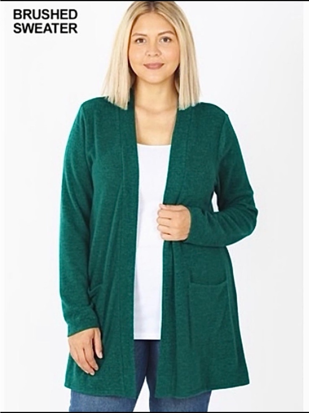 ZENANA ❤️BUNDLE OF 2❤️
Oversized Brushed Thermal Waffle Knit V-neck Sweater - Picture 2 of 2